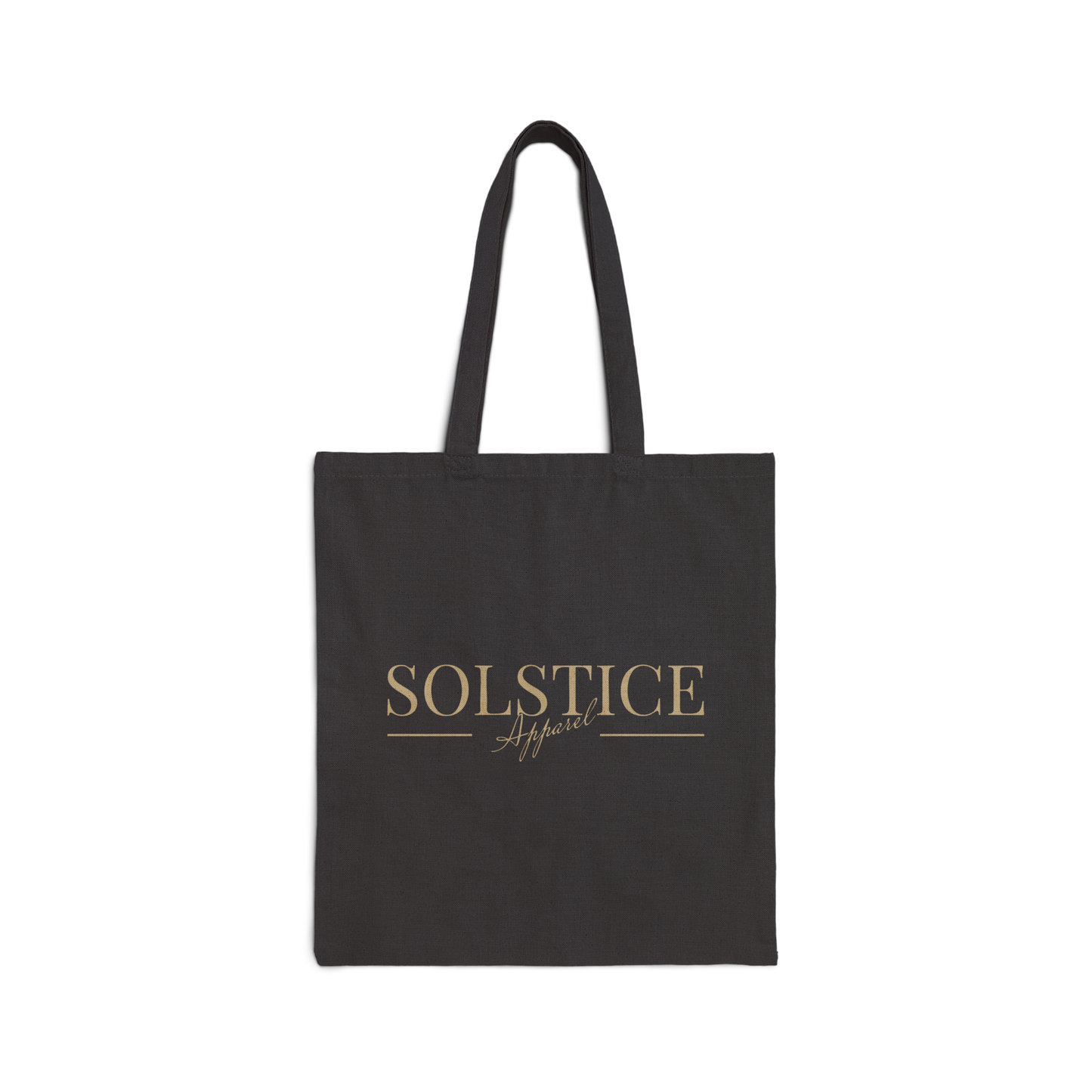 Canvas Tote Bag - Gold Logo & Icon