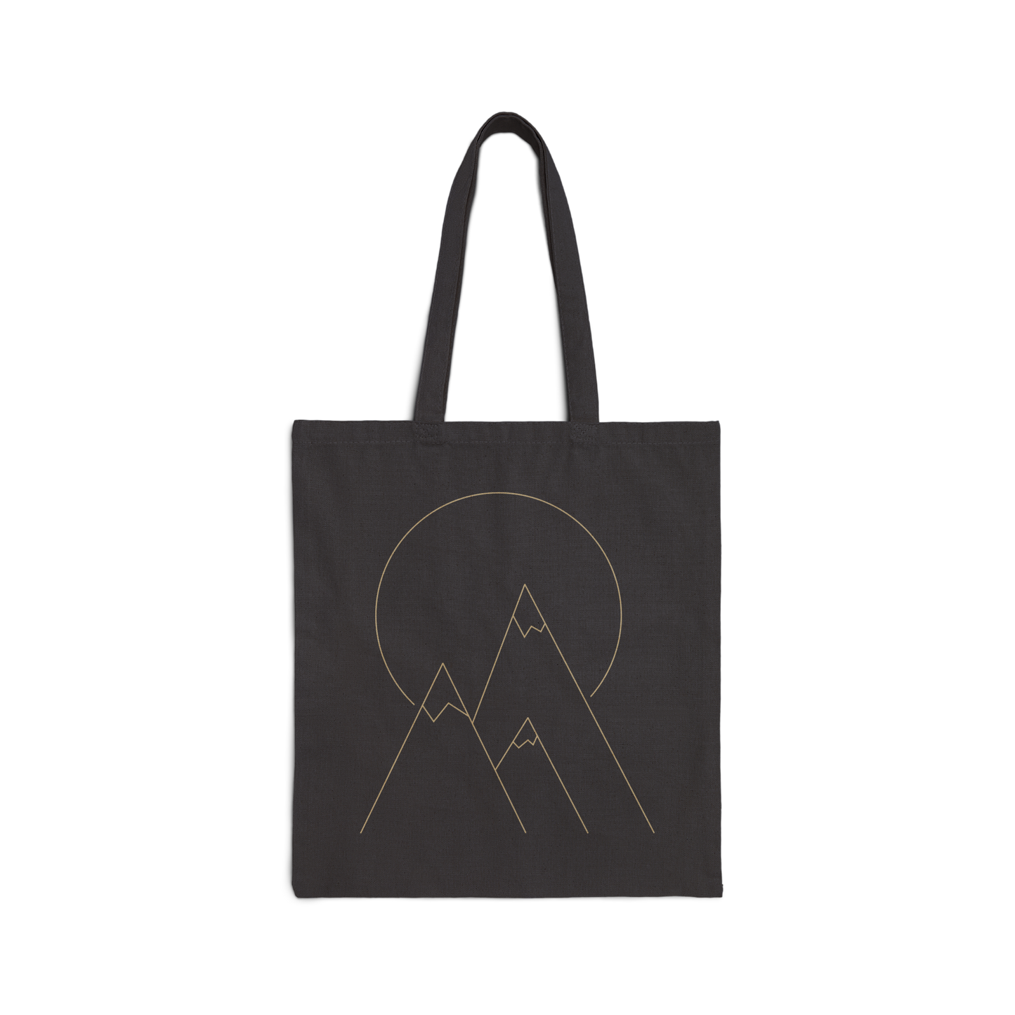 Canvas Tote Bag - Gold Logo & Icon