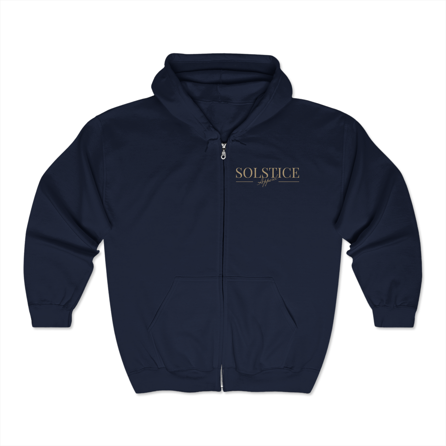 Unisex Full Zip Hooded Sweatshirt