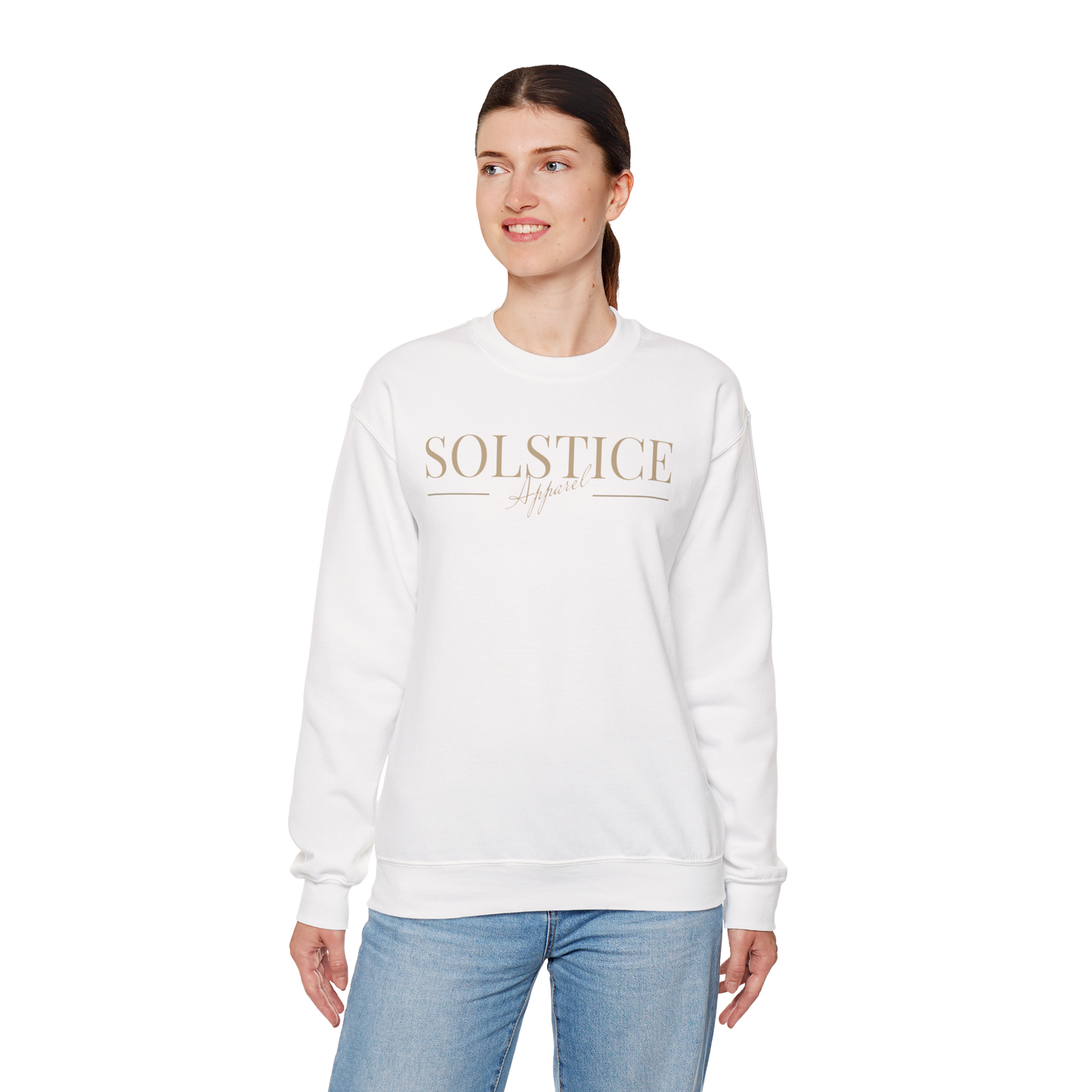 Solstice Unisex Crewneck Gold Logo