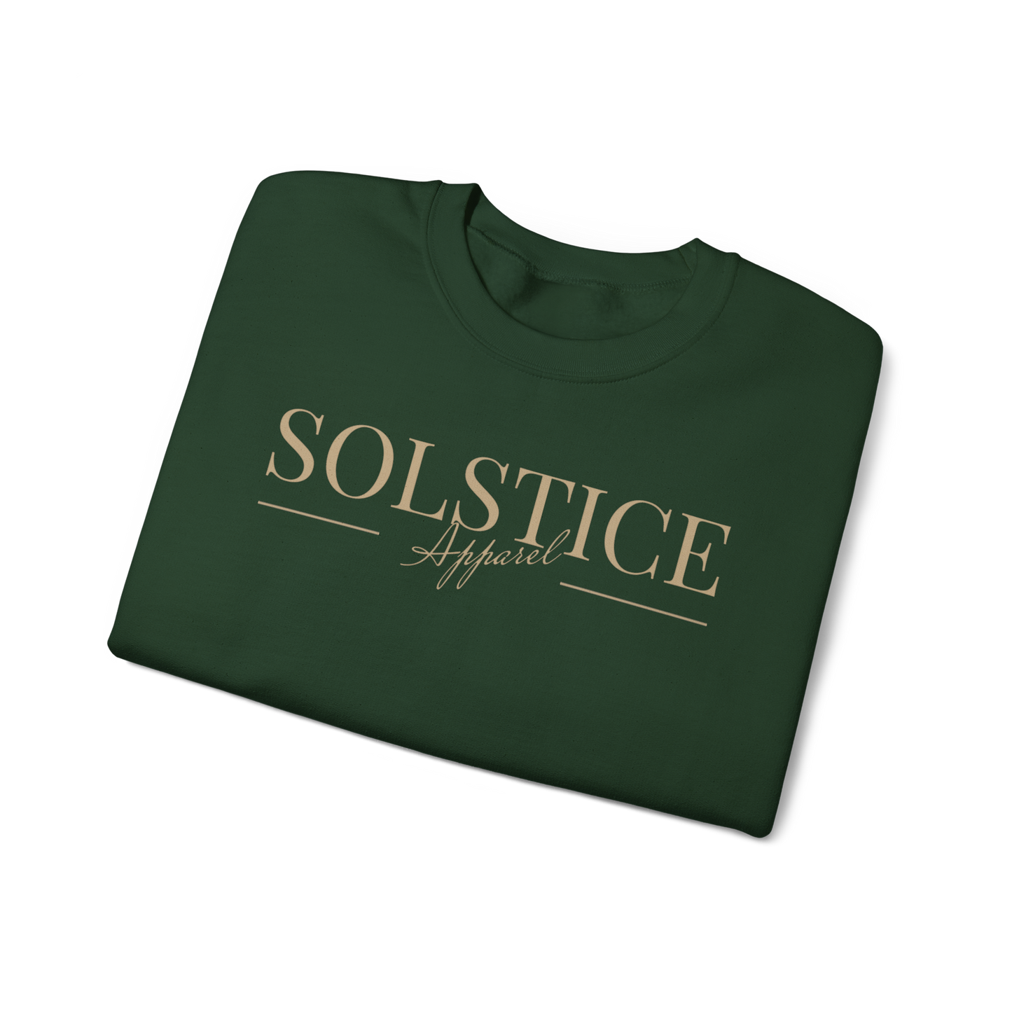 Solstice Unisex Crewneck Gold Logo