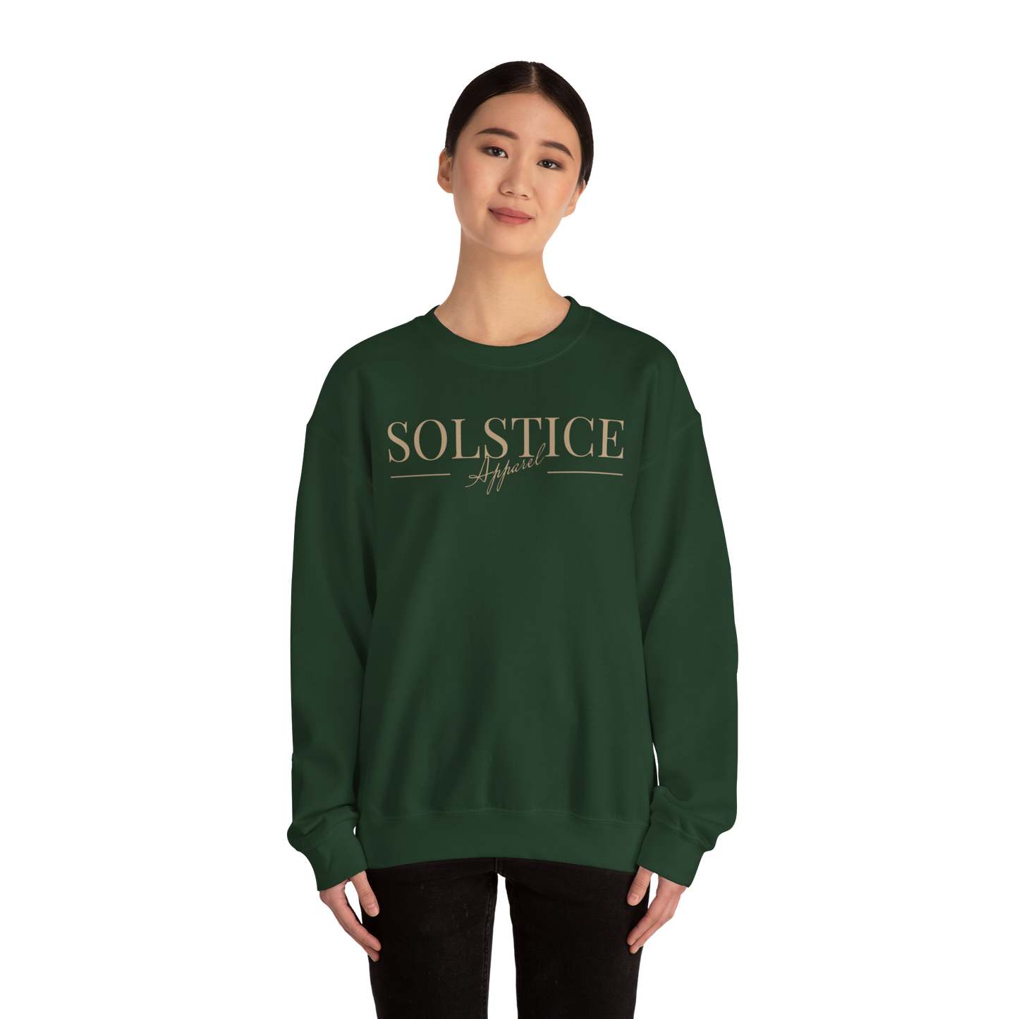 Solstice Unisex Crewneck Gold Logo