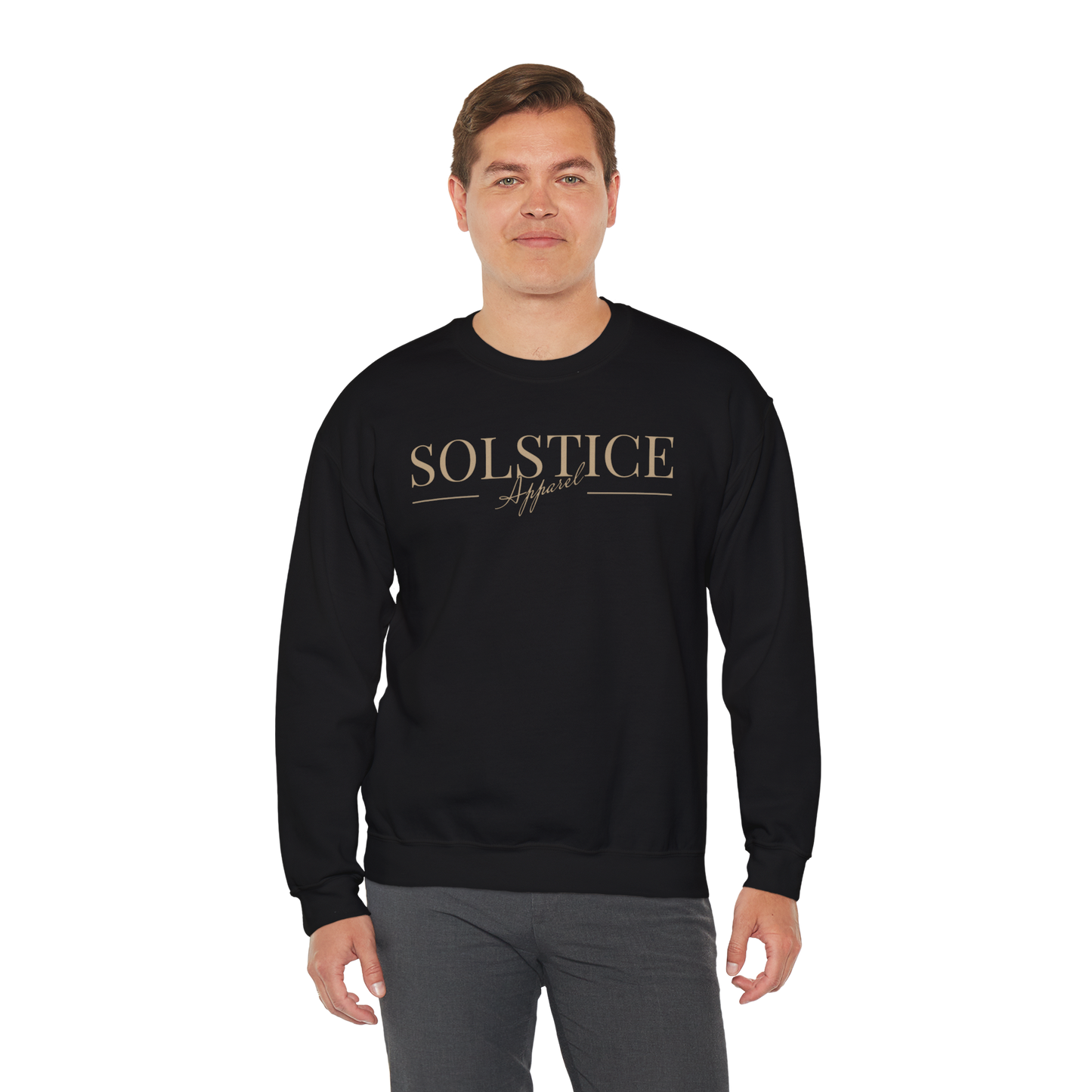 Solstice Unisex Crewneck Gold Logo