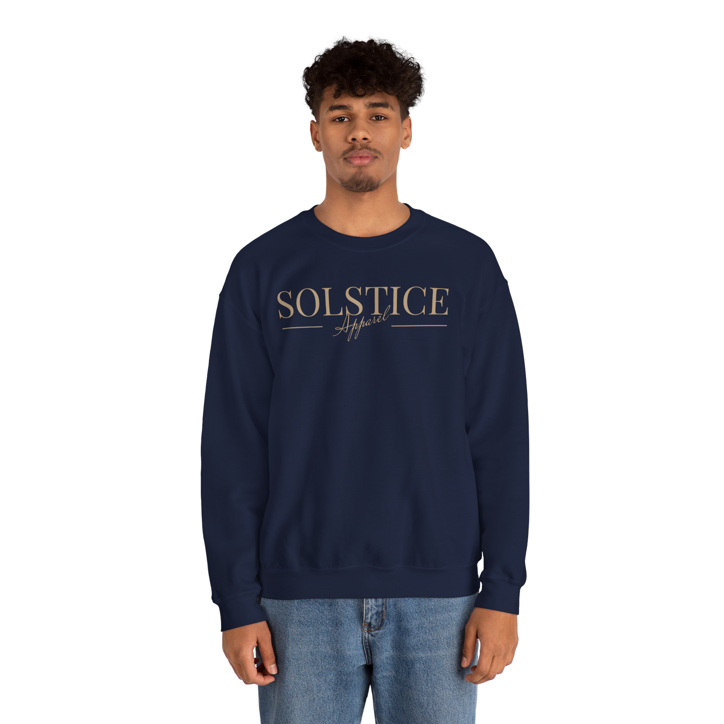 Solstice Unisex Crewneck Gold Logo