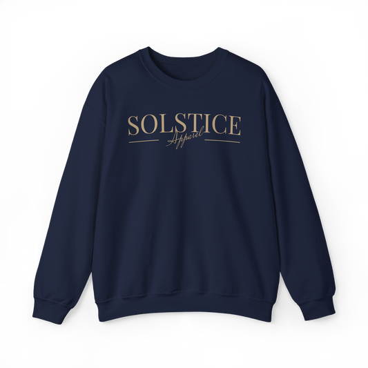 Solstice Unisex Crewneck Gold Logo